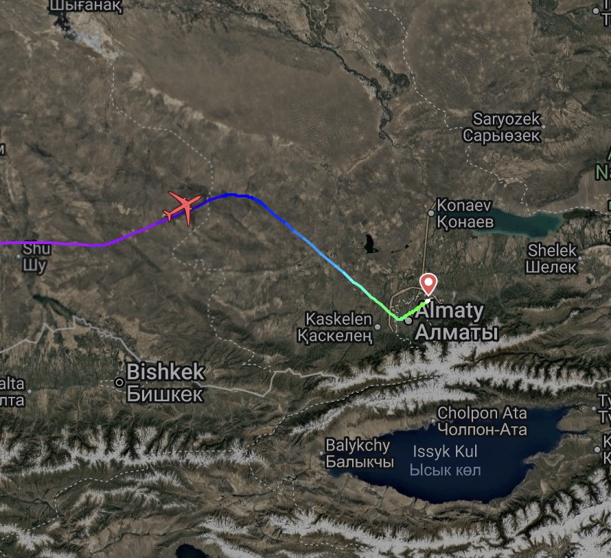 Munich-Beijing Lufthansa Flight LH722 Declares Emergency Diverts to Almaty