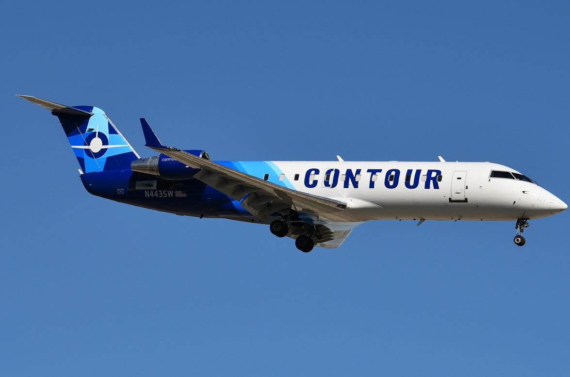 Contour Aviation CRJ-200 Diverts to Quincy After Landing Gear Issue