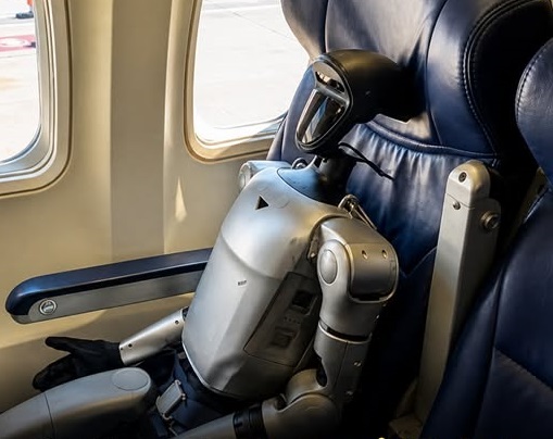 Southwest’s Humanoid Robot Passenger Causes Safety Concern With Banned Battery Size, Flight Delay