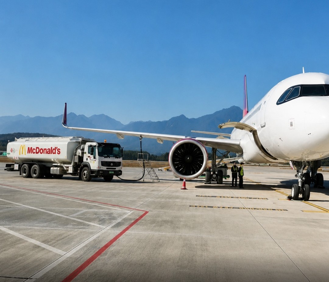 McDonald’s Frying Oil Might End Up Fueling The Plane