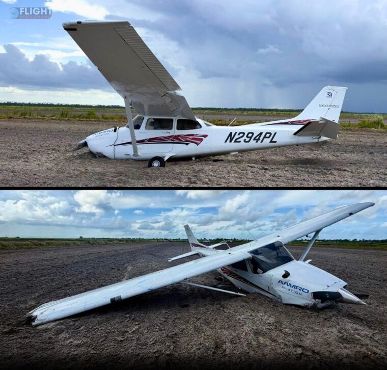 Plane Makes Emergency Landing In Hobe Sound Florida – Flight Instructor And Student Pilot Unhurt