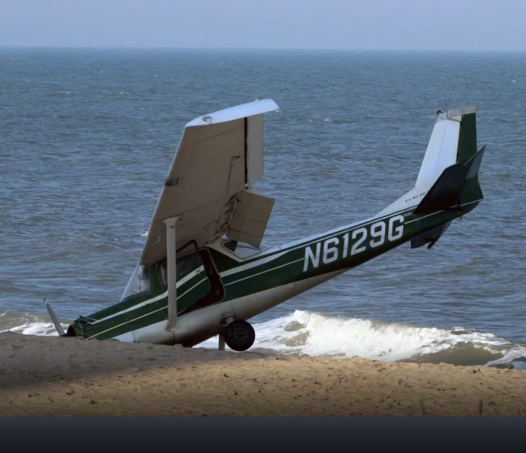 Plane Makes Emergency Landing On Ocean City Beach, MD, After Pilot Encountered Problems With Aircraft