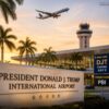 Palm Beach Airport Becomes Trump International On July 1- Aviation Code Changes From PBI To DJT On July 9