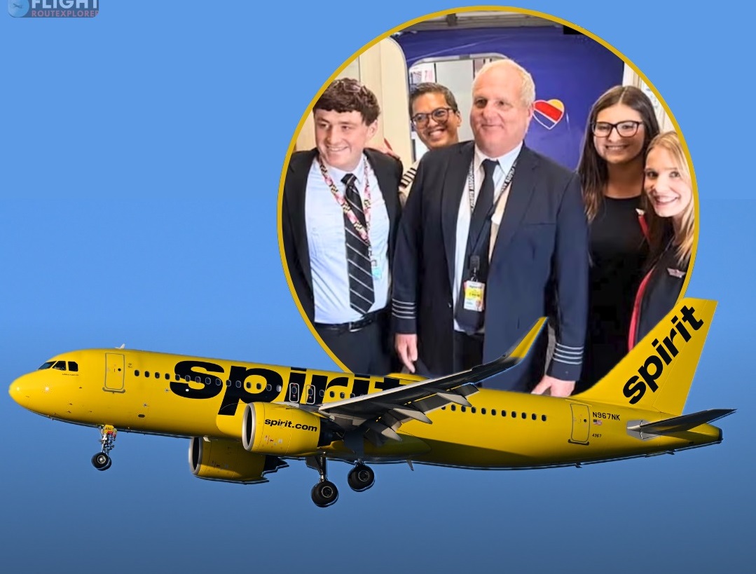 Retiring Spirit Pilot ‘Overwhelmed’ By Rival Airline’s Tribute After His Final Flight Was Canceled