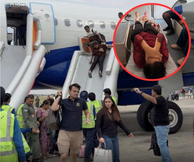 Indigo Flight Evacuated As Power Bank Catches Fire After Landing In Chandigarh, India 6 Injured In Emergency Evacuation