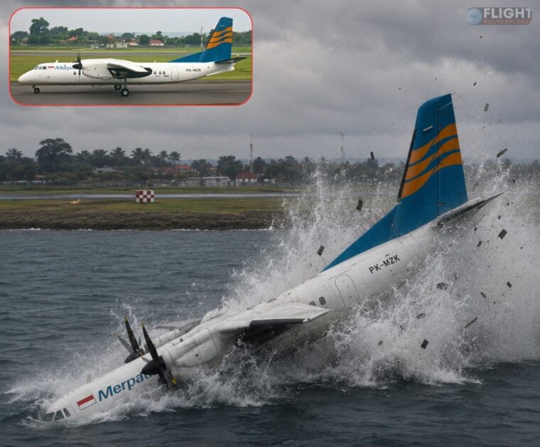 This Day, 15 Years Ago, Merpati Nusantara Flight 8968, Crashed Into The Sea While On Approach To Kaimana Airport, Indonesia, Killing All 25 Occupants