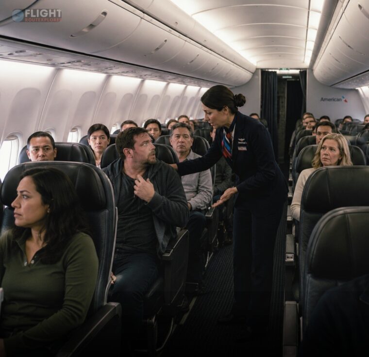 American Airlines Flight Attendants Praised For Handling “Paranoid” Passenger Who Said Crew Poisoned Him