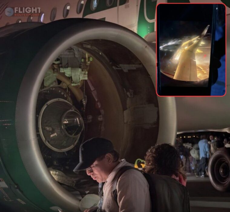 The Person Pulled Into The Frontier Engine Reportedly Breached A Perimeter Fence And Was Not An Airport Employee