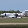 A Cessna 750 Citation X Makes Belly Landing With Left Main Gear Up At Page Field Airport, FL No Injuries Reported.