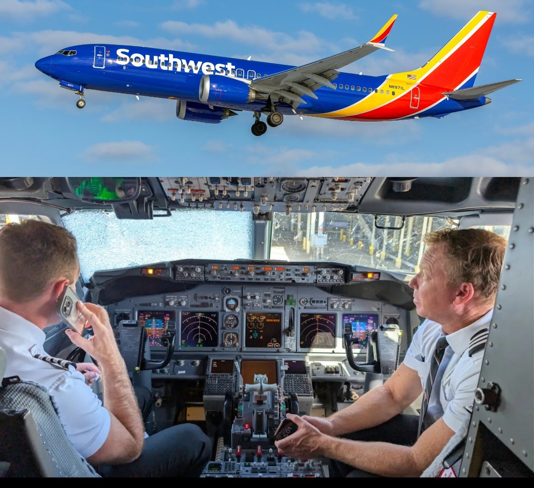 A Cross-Country Southwest Flight’s Windshield Cracked At 37,000 Feet And Forced A Diversion