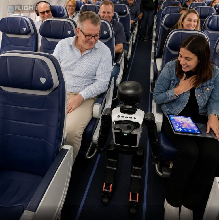 Humanoid Robot’s Southwest Flight Prompts Airline To Ban Human-Like Or Animal Like Devices