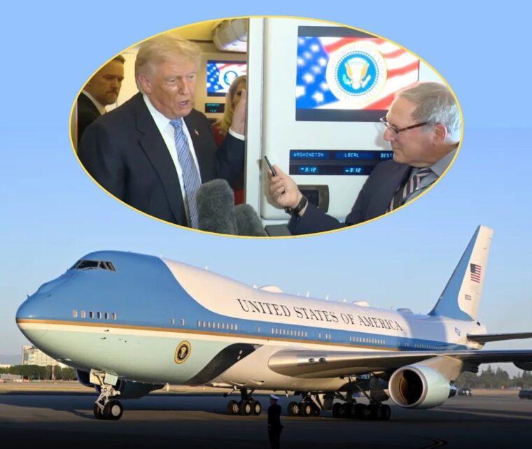 Trump Labeled A Reporter “Treasonous” And “Fake” For His Coverage Of The Ongoing Iran War During A Tense Exchange Aboard Air Force One