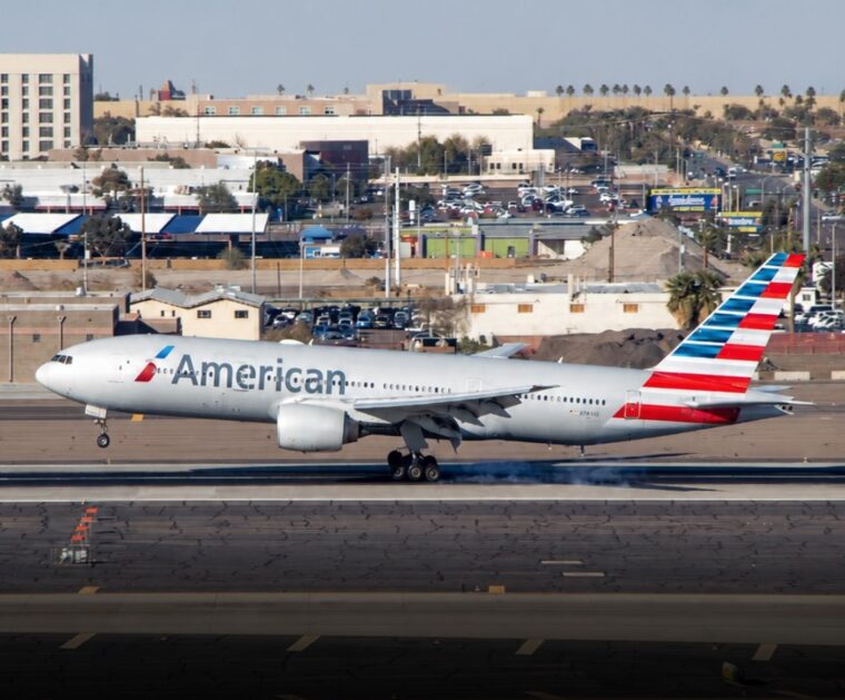 American Airlines Boeing 777 Engine Failure Forces Overweight Landing, Resulting In Using Entire Runway & “Extremely Hot” Brakes