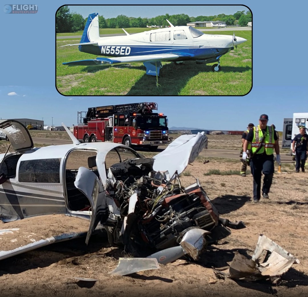 Mooney M20J Crash During Landing At Albuquerque Double Eagle Airport Leaves Pilot Seriously Injured | May 31, 2026