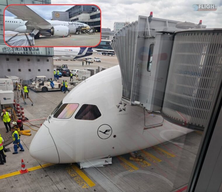 Lufthansa Boeing 787-9 “Herne” Suffers Nose Gear Collapse At Frankfurt Airport, Los Angeles Flight Cancelled