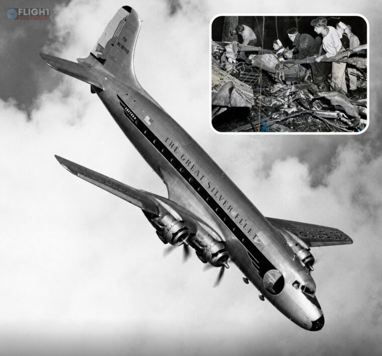 This Day 79 Years Ago: The Mysterious Dive Of Eastern Air Lines Flight 605 – Douglas C-54 Skymaster Crashed With 53 On Board
