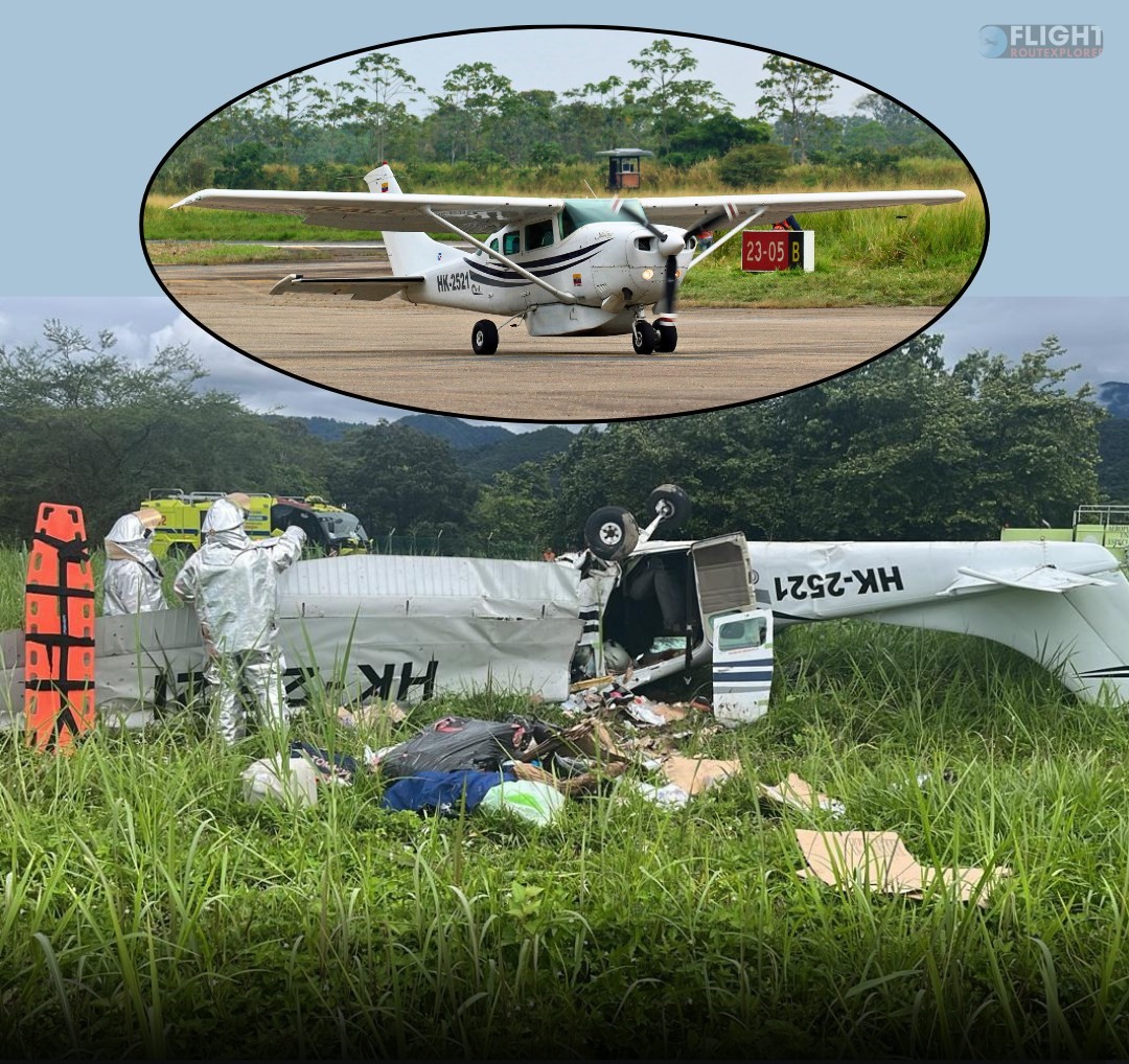 Fiery Takeoff Tragedy At Villavicencio: Four Lives Lost As Aircraft Crashes Near La Vanguardia Airport, Colombia