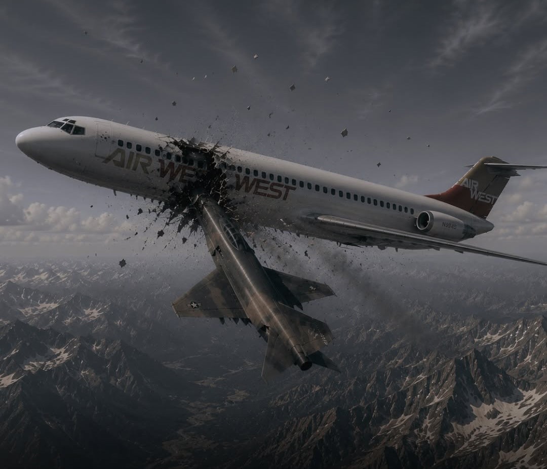 Today In 1971: The Mid-Air Disaster That Changed U.S. Airspace Rules – Fighter Jet Was Closing In Faster Than A “.45-Caliber” Bullet