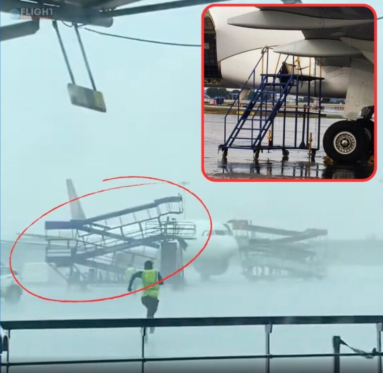 Storm Chaos At IGI: Three Air India Planes Damaged As Winds Dislodge Ground Equipment