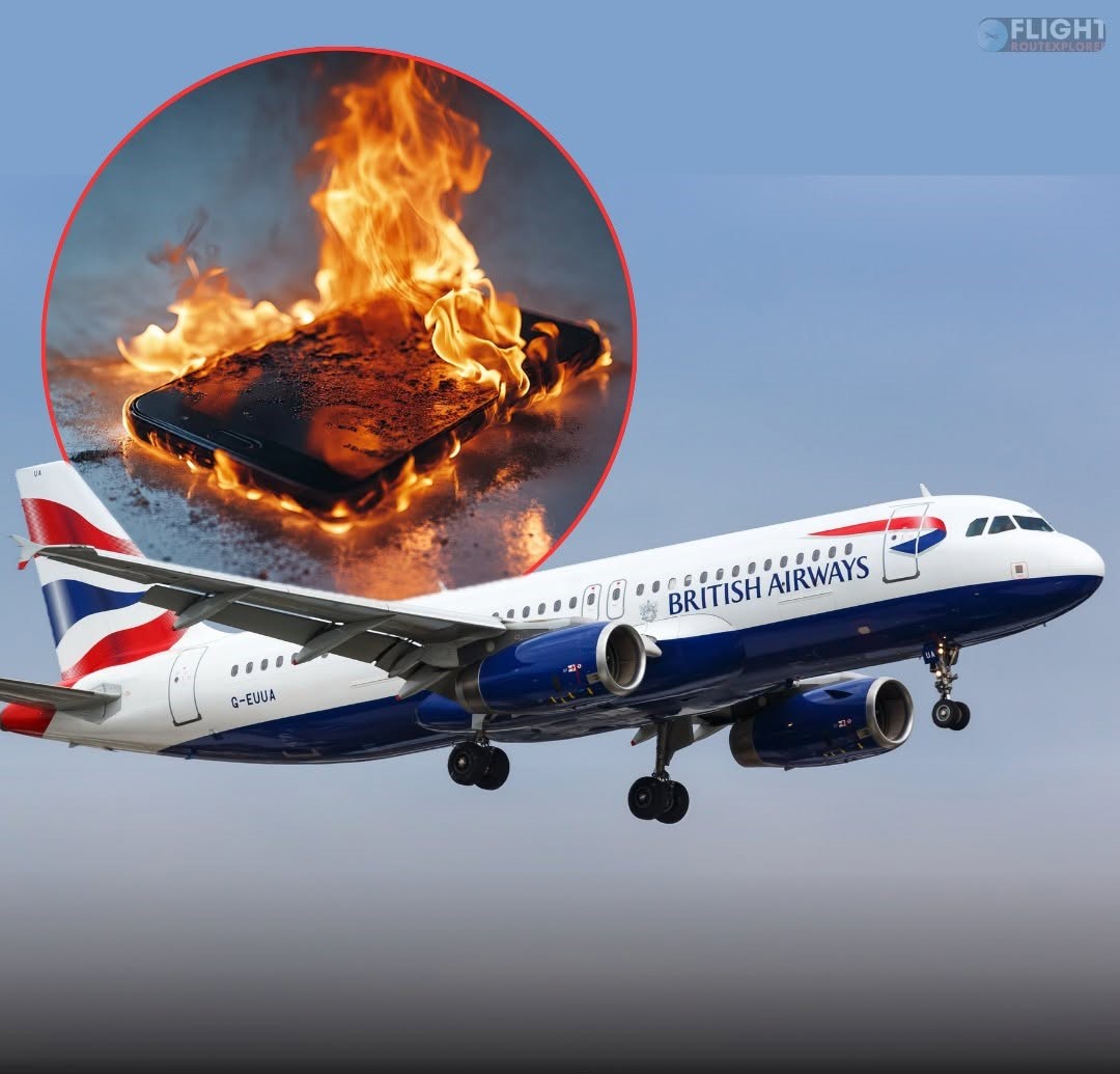 Cellphone Catches Fire, ‘Scorches Cabin’ On British Airways Flight En Route To Las Vegas