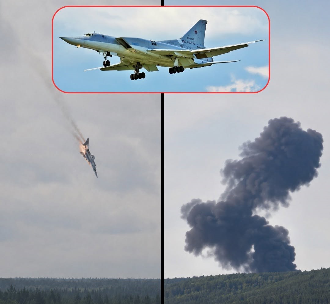 Russian Tu-22M3 Strategic Bomber Crashes In Siberia On Training Exercise – 4 Crew Members Eject Safely