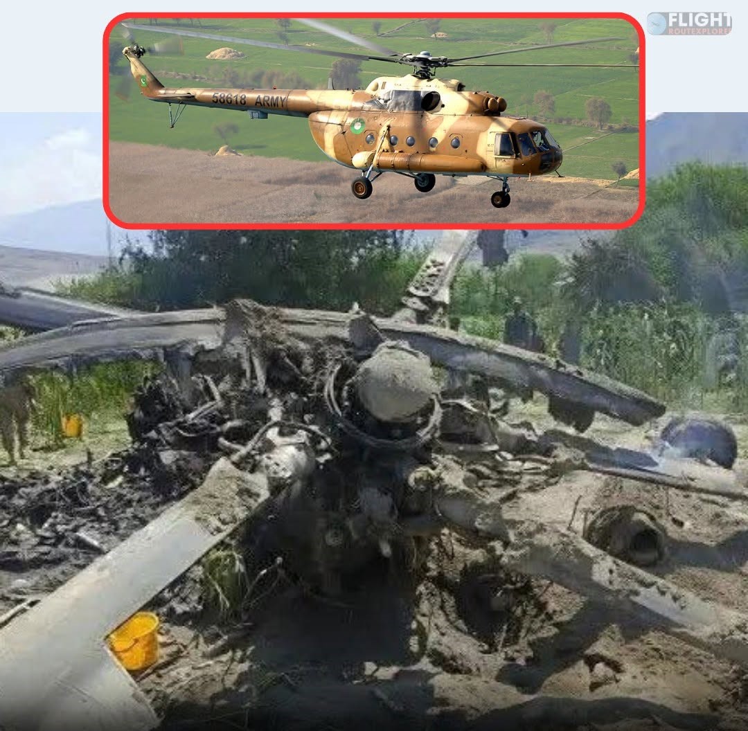 Pakistan Army Mi-17 Helicopter Crashes During Take-Off In Occupied Kashmir, All On Board Dead
