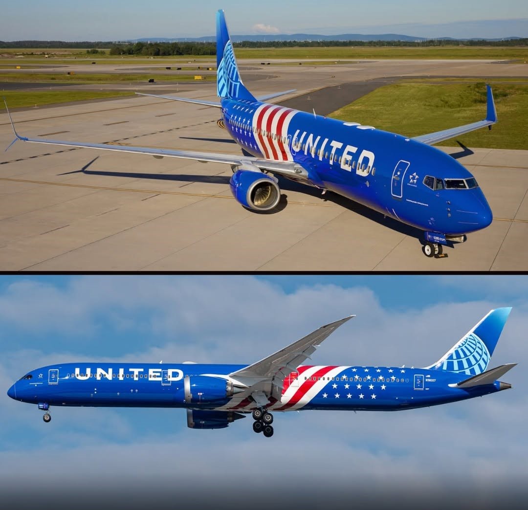 United Airlines Unveils Two Stunning “Stars And Stripes” Special Livery Aircraft