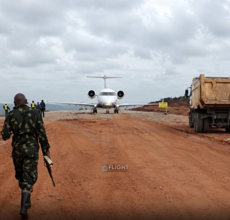 Business Jet Lands On Under-Construction Road In Nigeria – Takes Off Again Successfully In A Risky Move, Investigation Underway