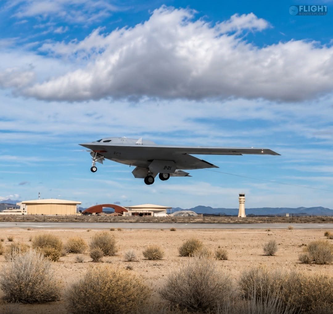 Operational Pilot Flies Northrop Grumman B-21 Raider During Historic Test Flight