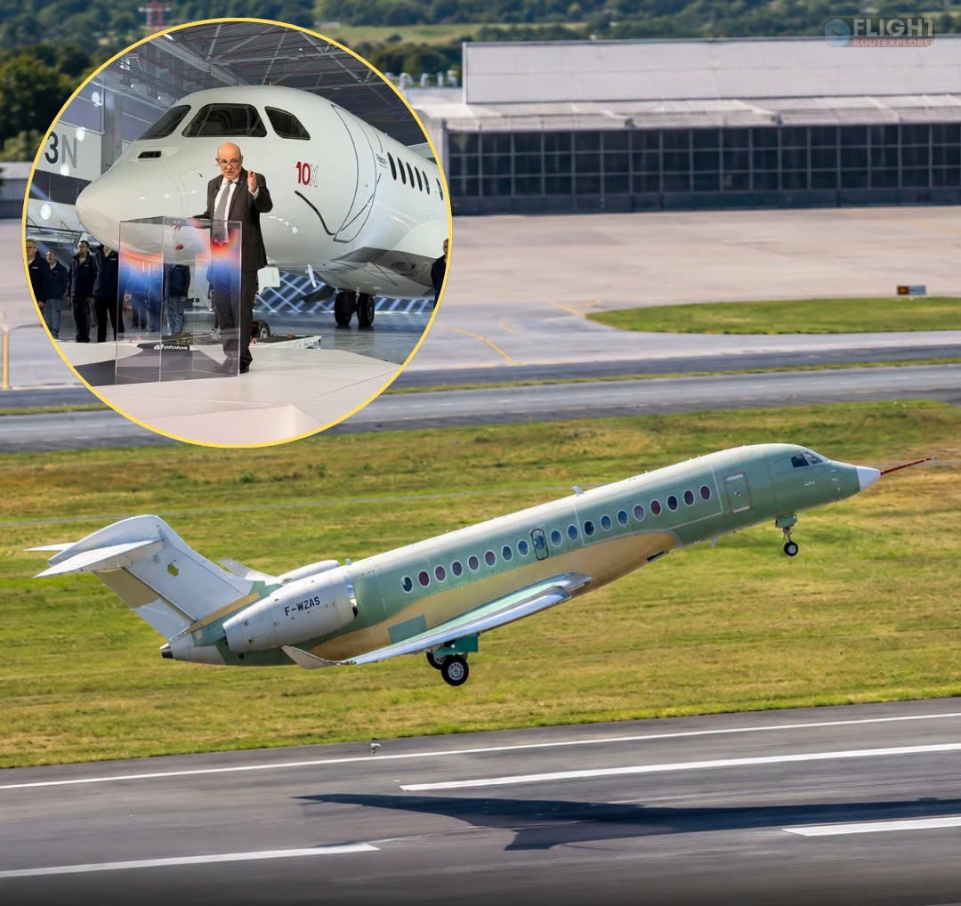 Dassault’s Falcon 10X Makes Maiden Flight – Ultra Long Range Business Jet Reached 40,000 Feet And Mach 0.82