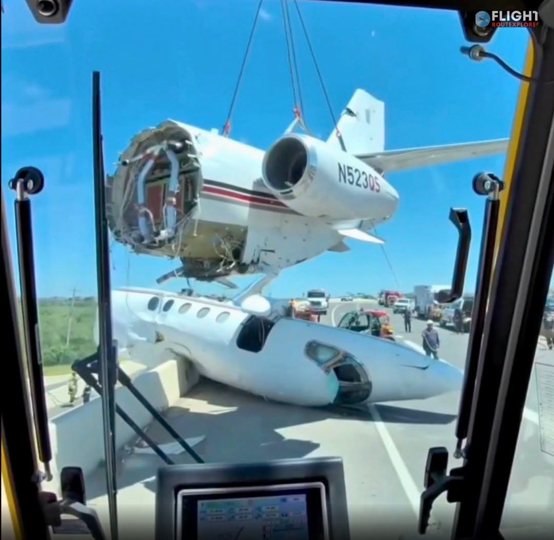 Clear Daylight Images Expose Extent Of Destruction As Aircraft Splits Into Two On Impact – CEO Joshua Baer Died While 5 Others Survived