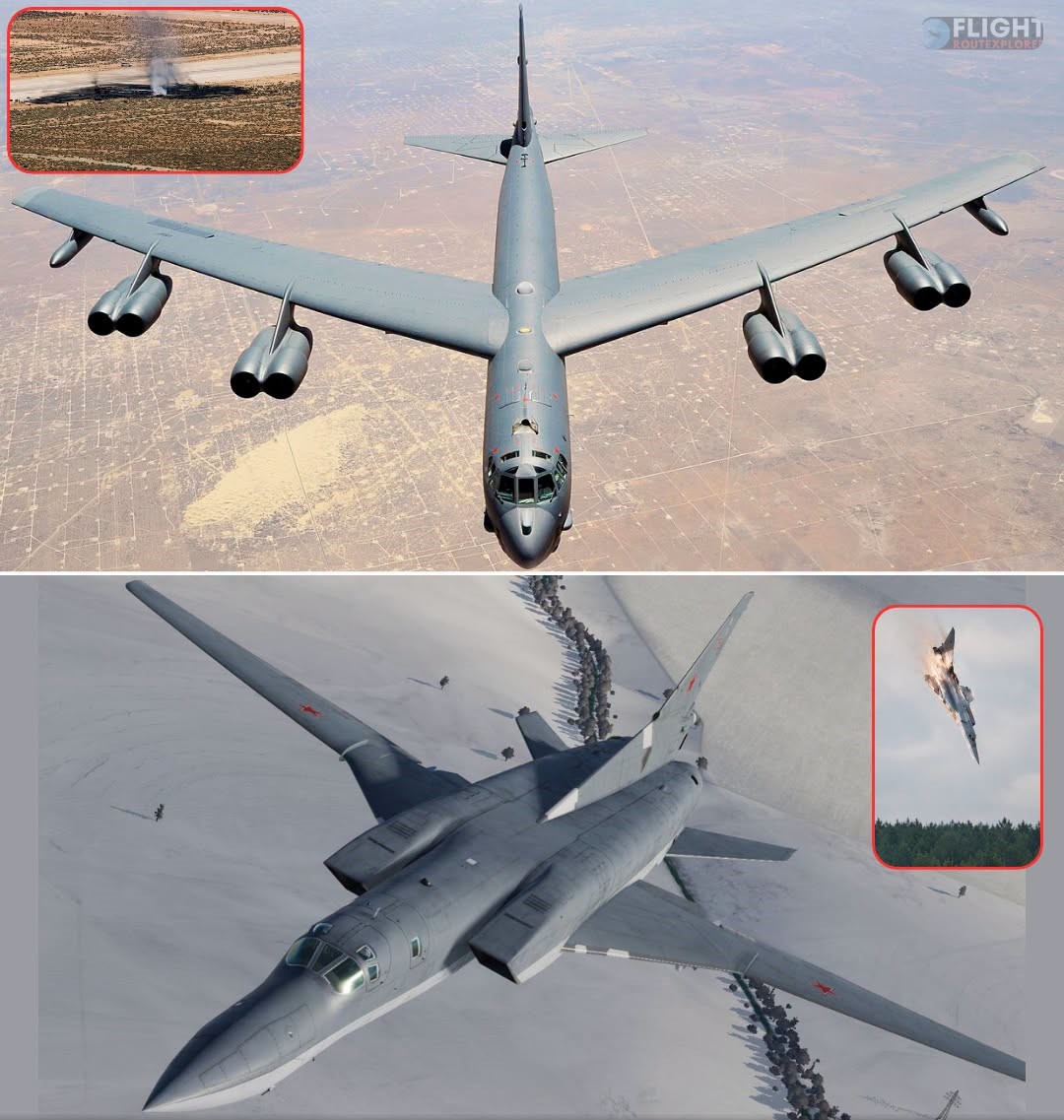In A Rare Coincidence, U.S. B-52 And Russian Tu-22M3 Strategic Bombers Both Crash On The Same Day