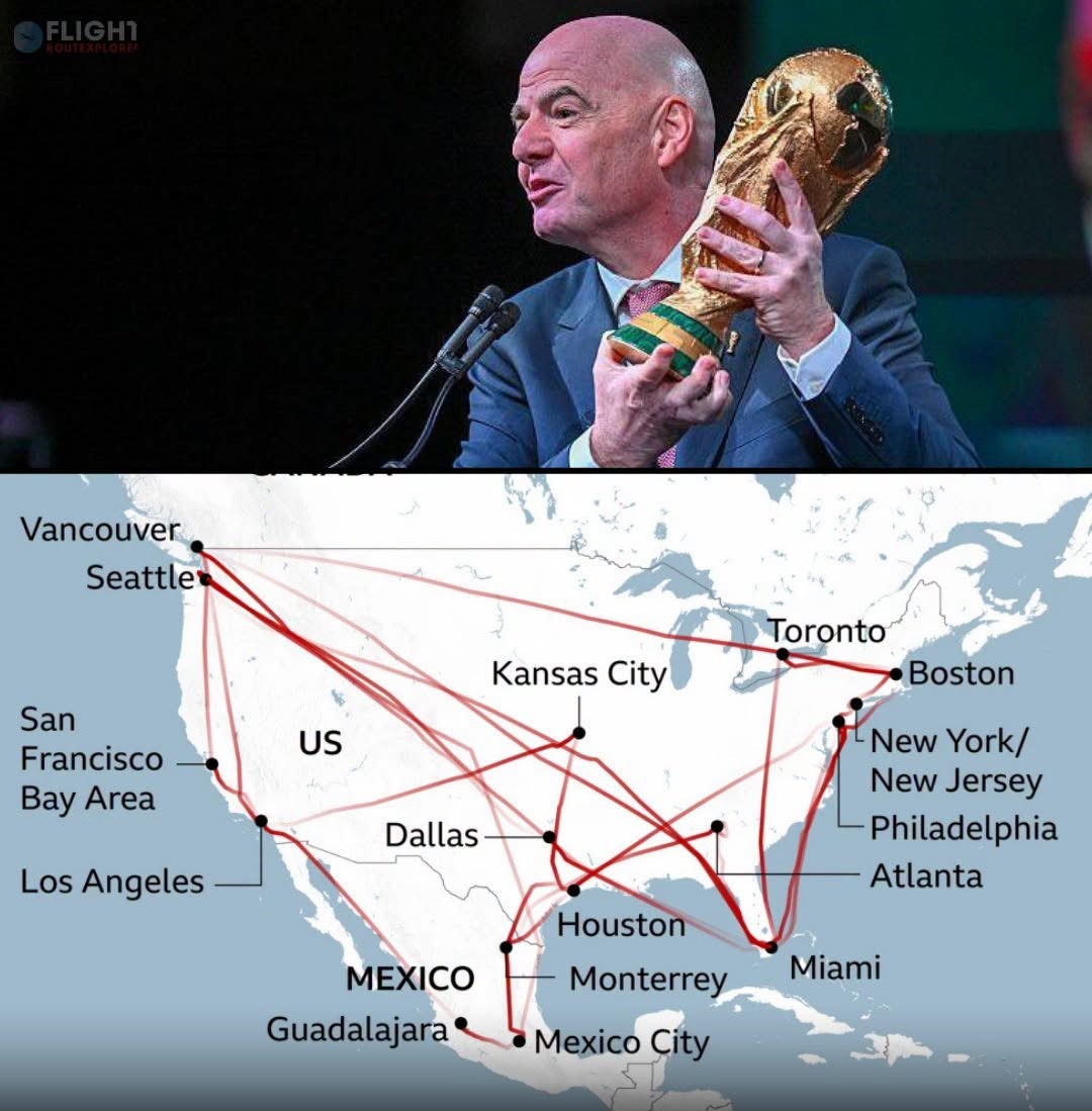 27 Flights, 24 Matches: The Carbon Cost of FIFA President’s World Cup Tour