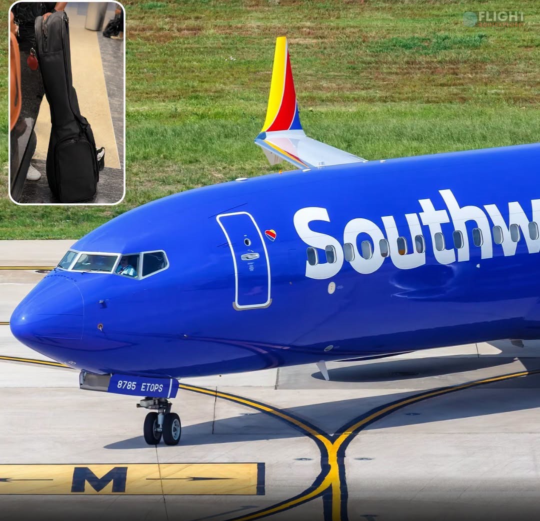 Southwest Passenger Removed From Plane Due to Guitar, Spends Night at Airport Before Boarding Next Flight With the Same Instrument
