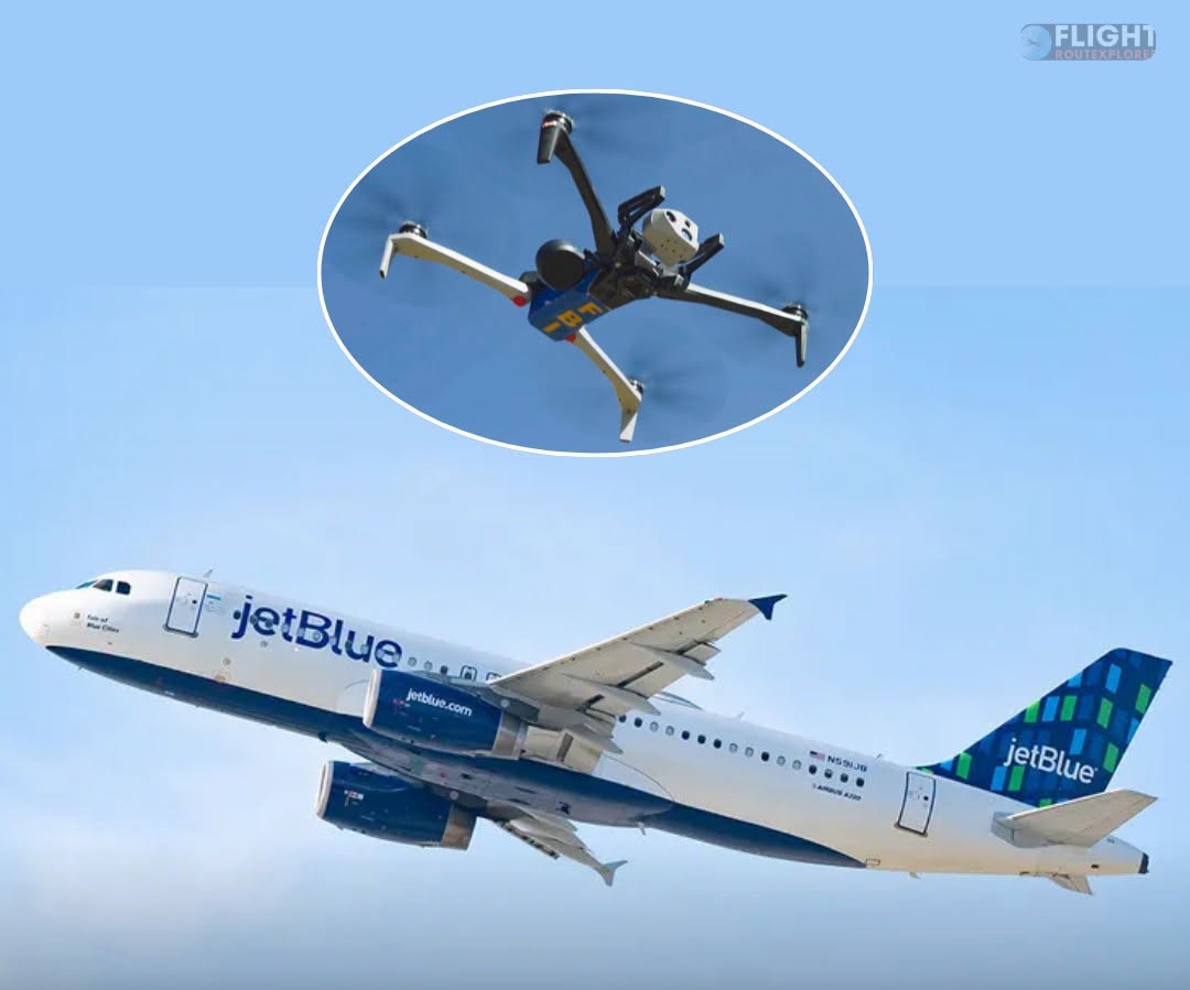 Drone Collides With JetBlue Plane on Final Approach to Land at New York JFK, Narrowly Misses Smashing Into Cockpit Windscreen