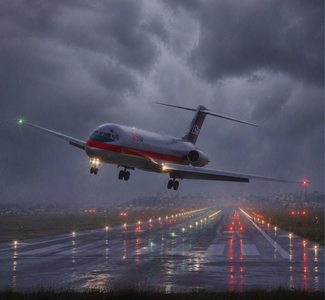 The Deadly 35-Minute Flight That Ended in a Neighborhood After a Hidden Microburst Brought Down USAir Flight 1016, Claiming 37 Lives