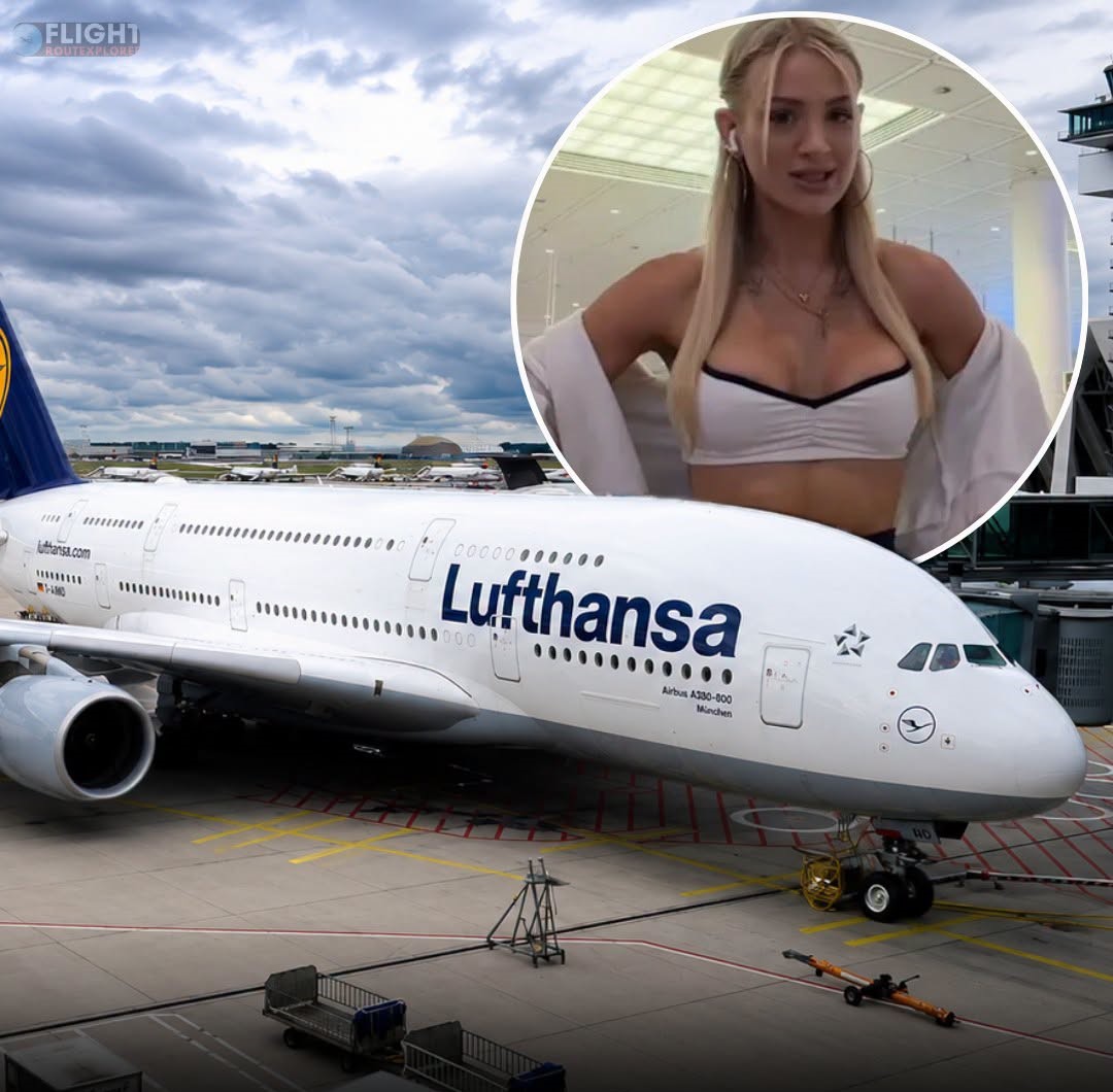 “You’re Naked” – Fitness Influencer Claims Lufthansa Refused to Let Her Board Over Sports Outfit!