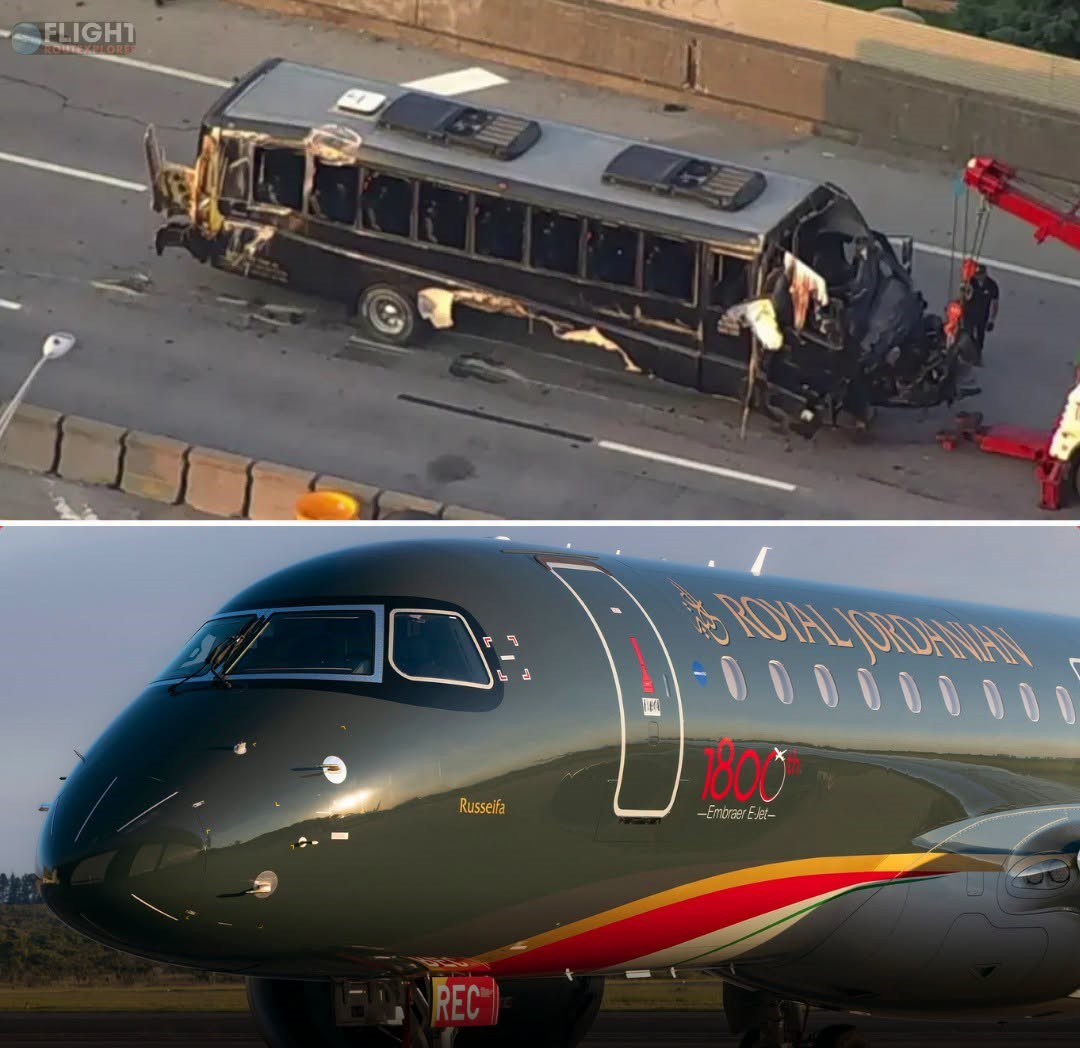 Royal Jordanian Flight Crew Members Among 2 Dead, 20 Hurt in Coach Bus Crash on Long Island Expressway, Queens