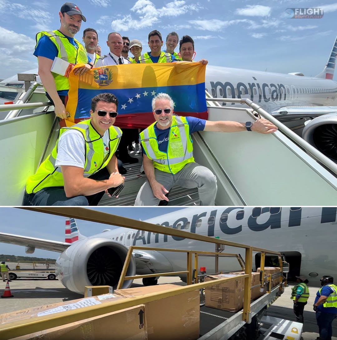 American Airlines Operates Humanitarian Relief Flight to Earthquake-Stricken Venezuela