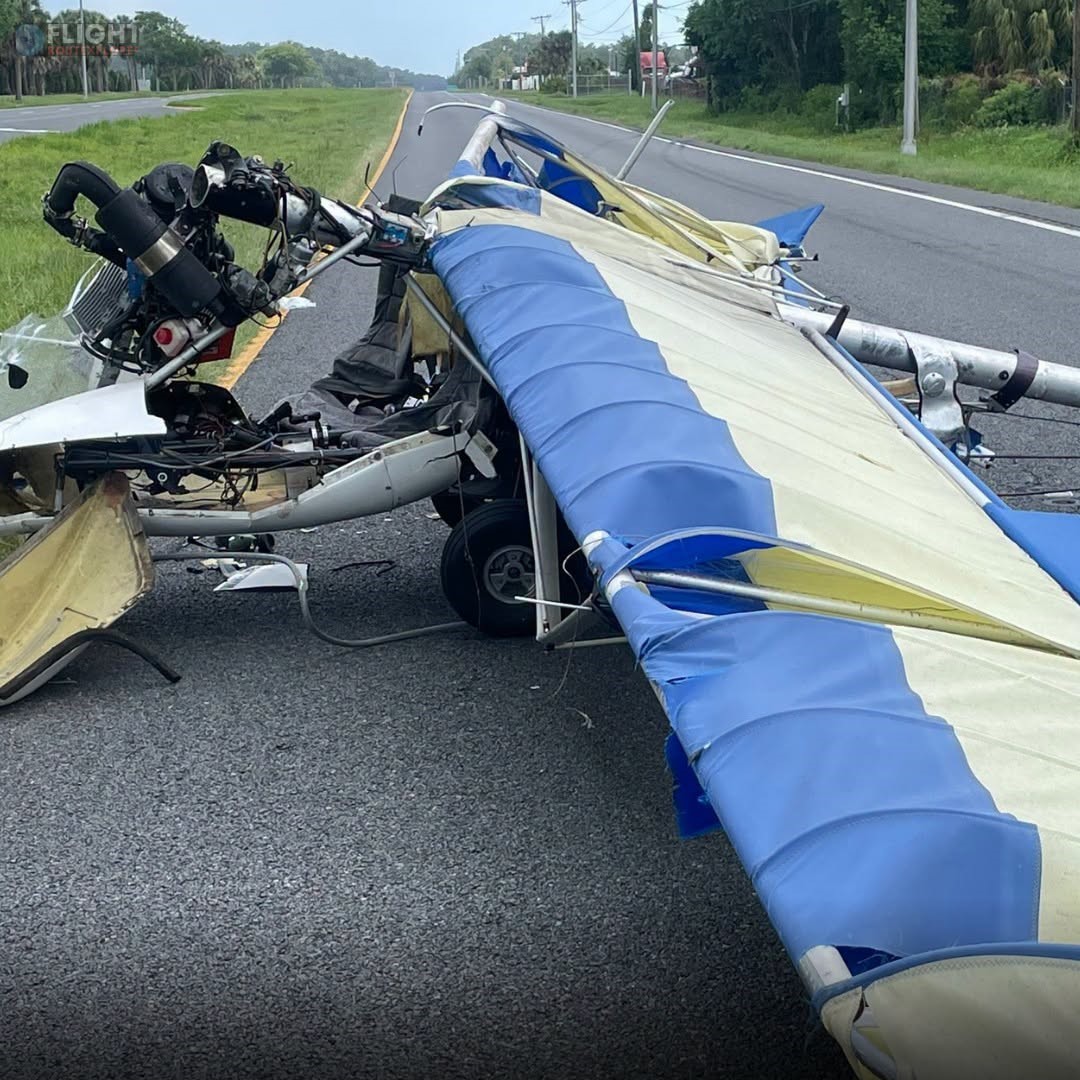Father And Son Injured After Ultralight SR-60 Hit Power Lines And Crashed During Takeoff At Mulberry, FL