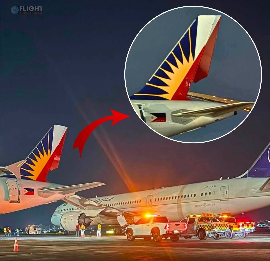 Ground Collision at Manila Airport: Saudia Boeing 787 Clips Philippine Airlines Airbus A320 During Taxi