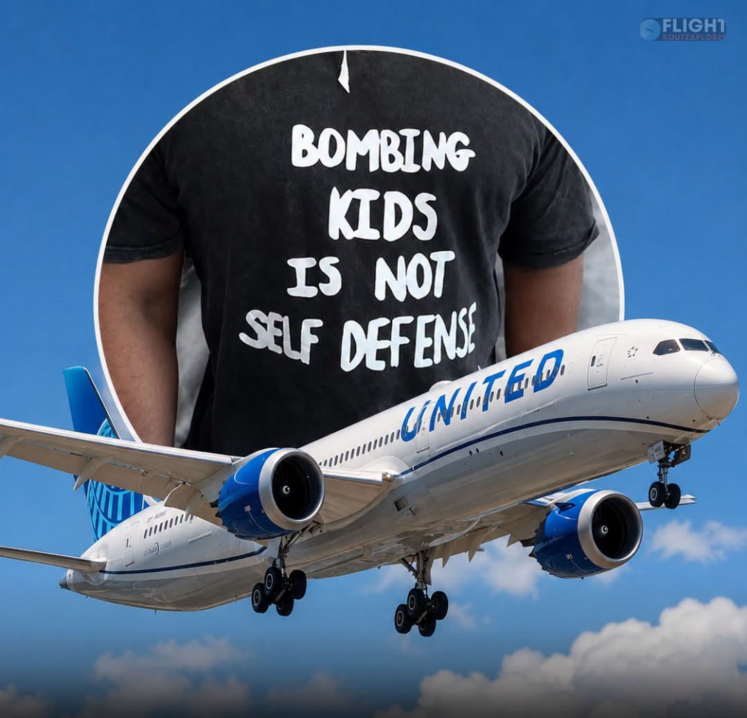 “Change Your Shirt Or You Can’t Fly” – Passenger Says Four Words On His T-Shirt Nearly Got Him Kicked Off A United Flight