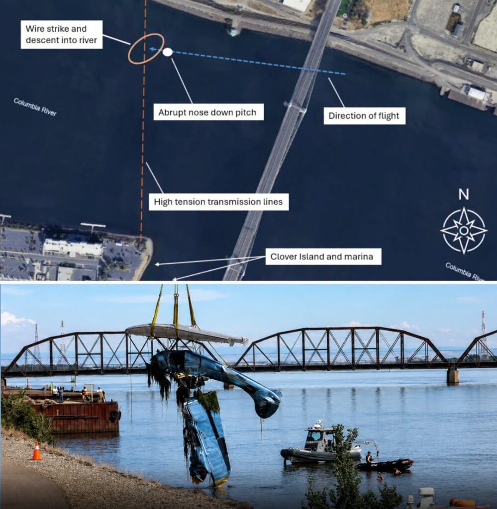 “Land At Your Own Risk”: NTSB Reveals Pilot’s Final Radio Call Before Columbia River Plane Crash Near Kennewick