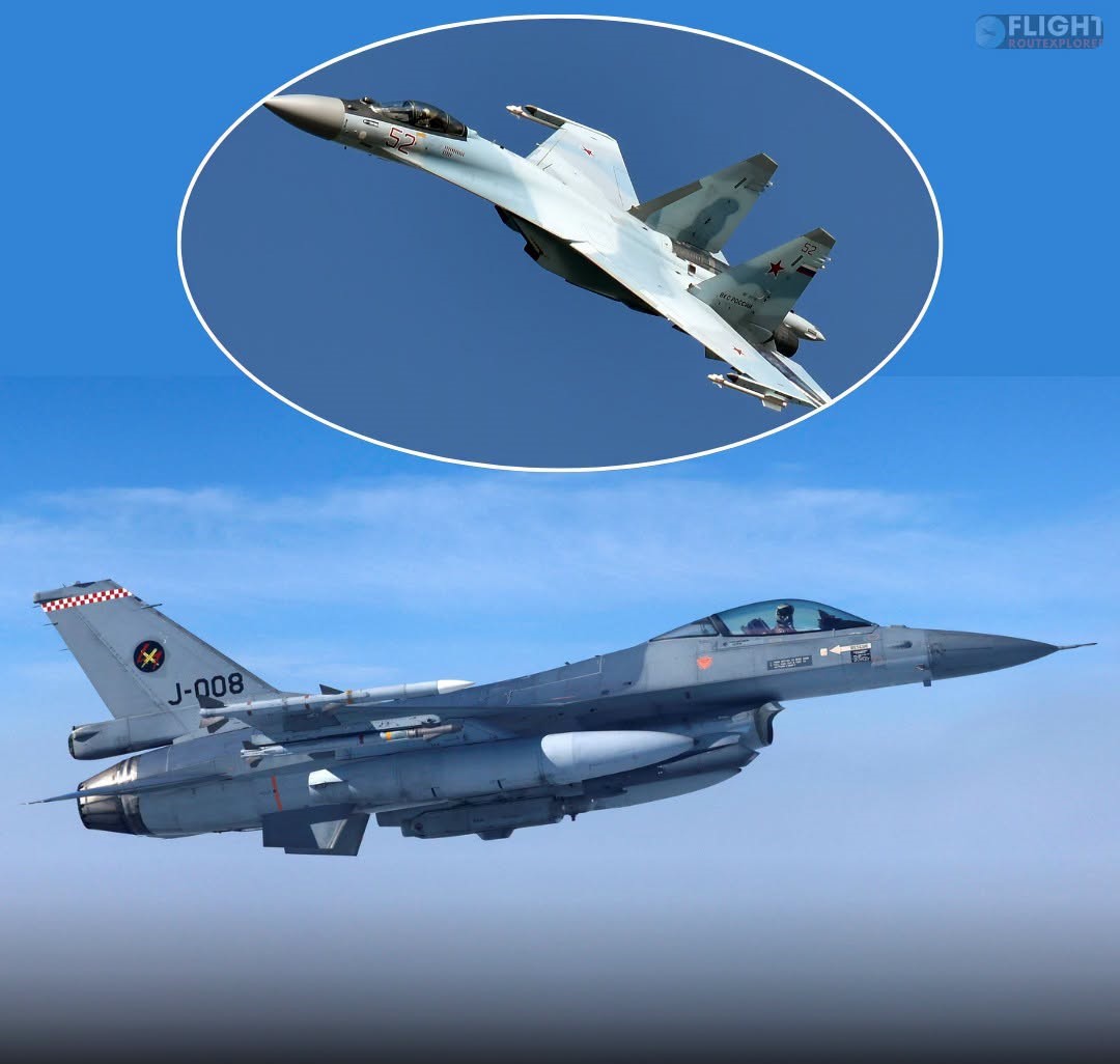 Historic First: Ukrainian F-16 Shoots Down Russian Su-35 in First Air-to-Air Victory