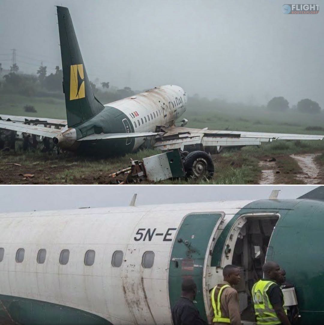 Enugu Air Embraer E170 Skids Off Runway After Landing in Benin, All 68 on Board Safe