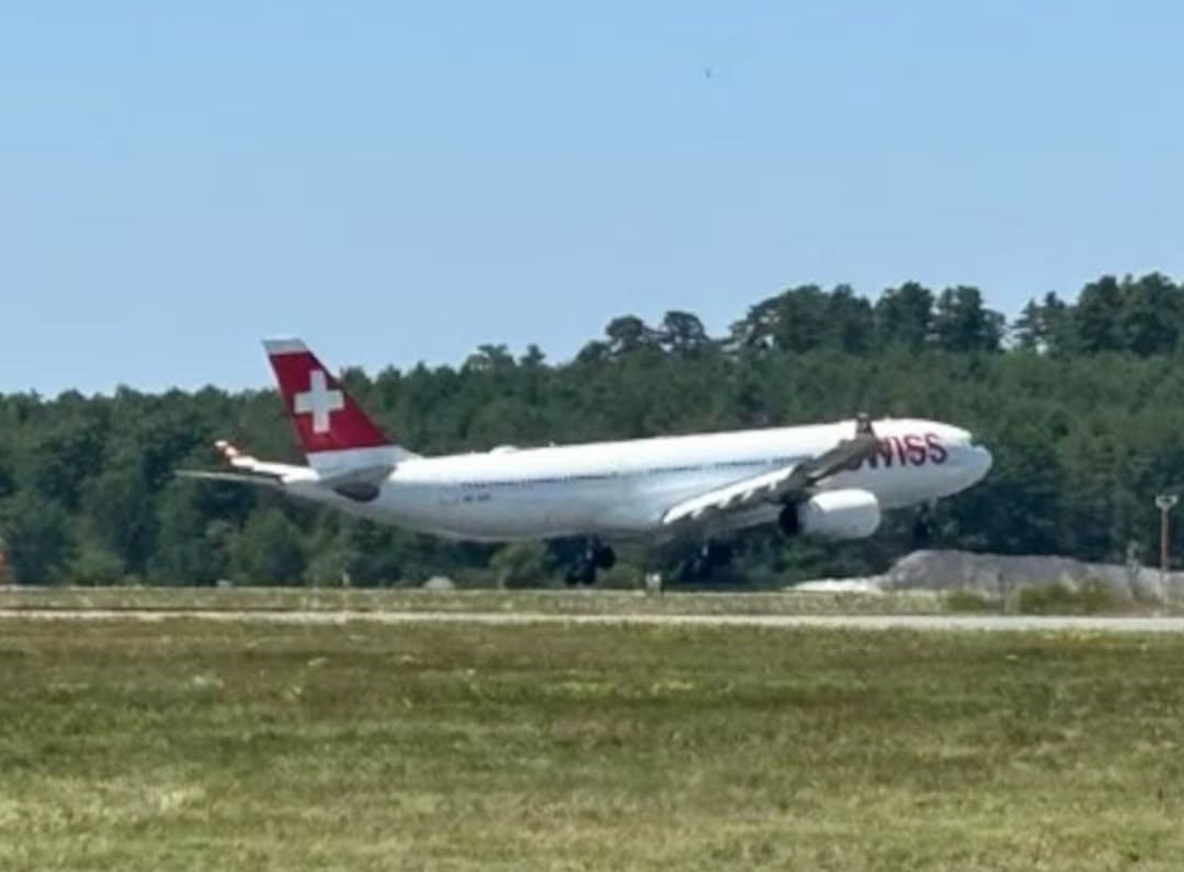 Swiss Air Flight Diverts To Bangor After Mid-Air Emergency, Airport Runway Temporarily Closed