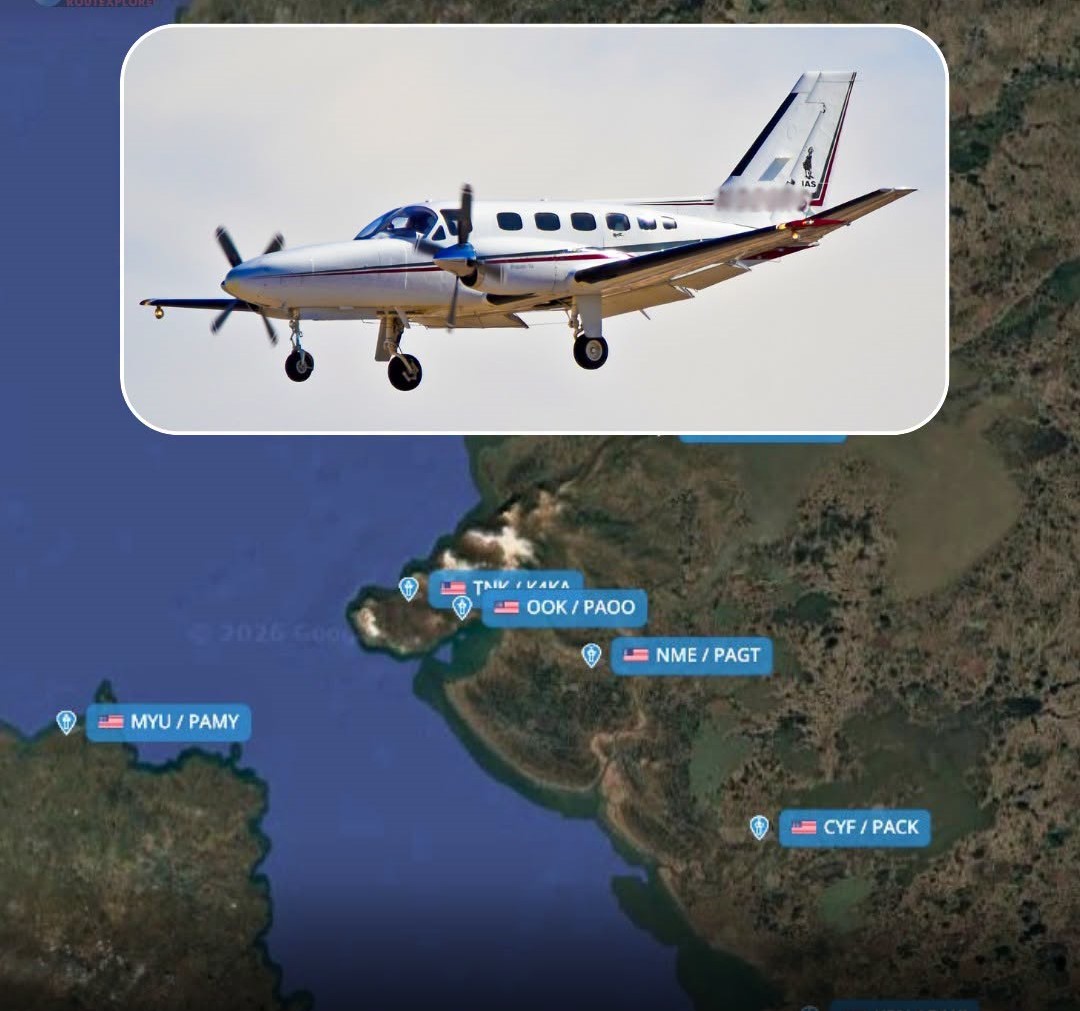 Charter Cessna 441 Crashes At Remote Alaska Radar Site, Killing 8 Aboard During Flight To Cape Newenham