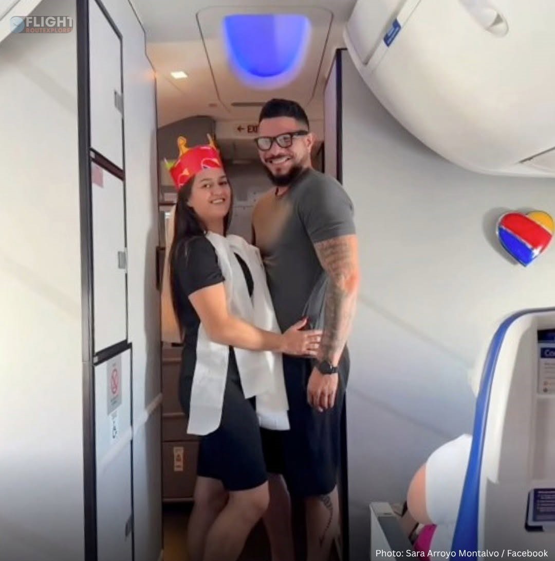 They Planned To Elope In Las Vegas – Then A Southwest Crew Turned Their Flight Into A Wedding At 35,000 Feet