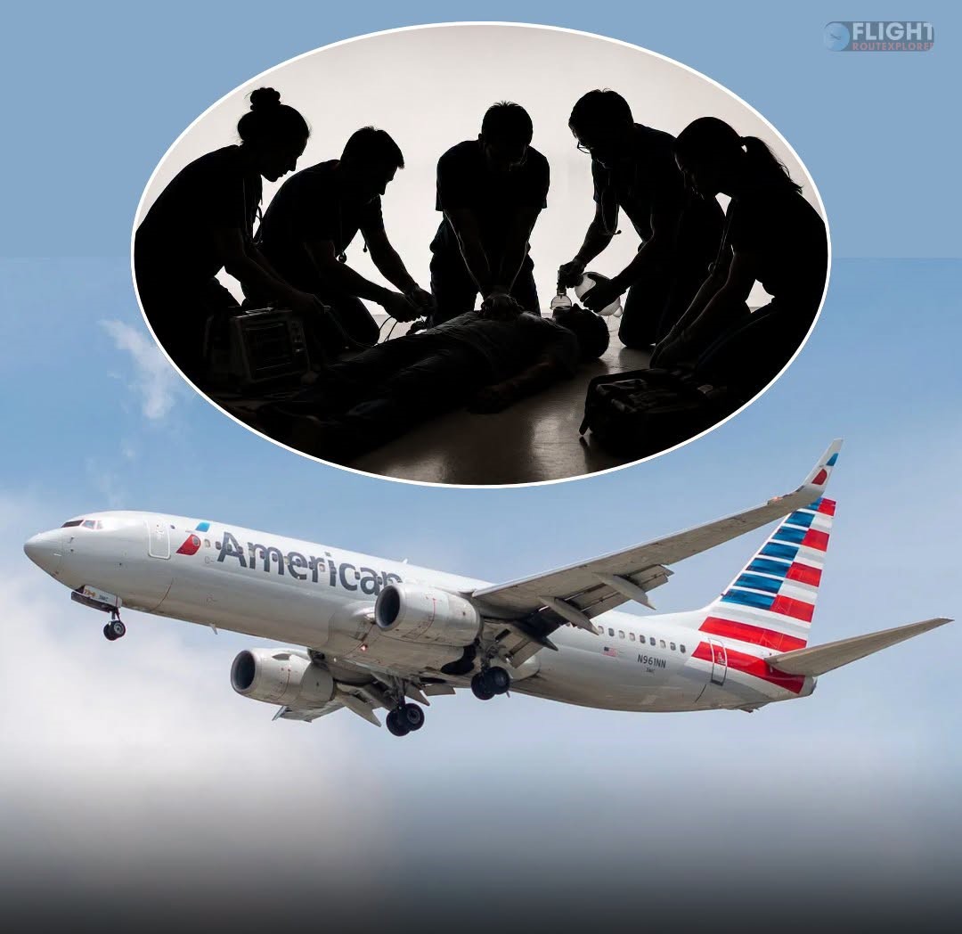 5 Doctors Rush to Resuscitate Passenger as American Airlines Flight Declares Emergency Over Atlantic – Man Dies Moments Before Landing in Rome