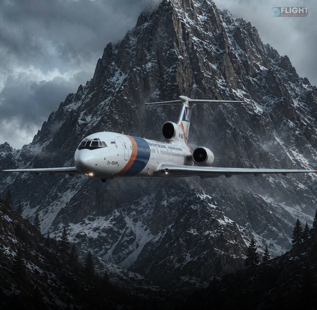 On This Day In 1996: The 3.7-Km Navigation Error That Sent a Tu-154 Into a Mountain, Killing All 141 Aboard